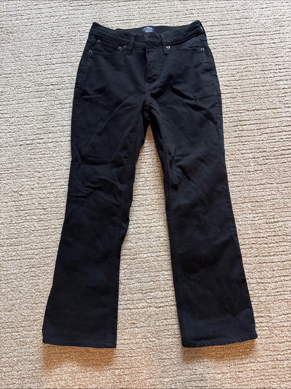J. Crew Black Flare Jeans